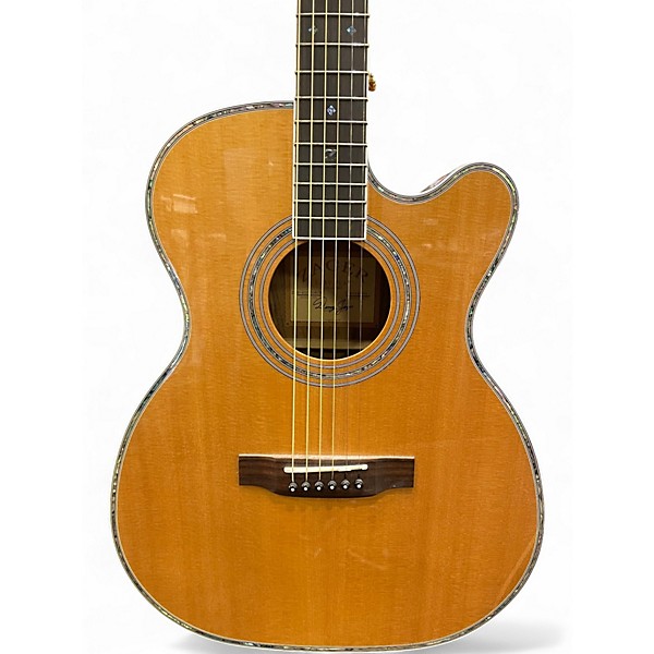 Used Zager ZAD-80CEOM/N Natural Acoustic Electric Guitar