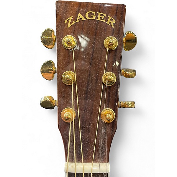 Used Zager ZAD-80CEOM/N Natural Acoustic Electric Guitar