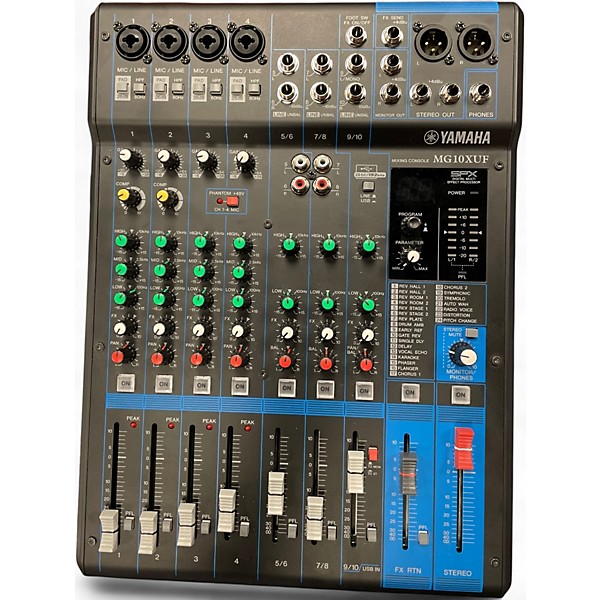 Used Yamaha MG10XUF Unpowered Mixer