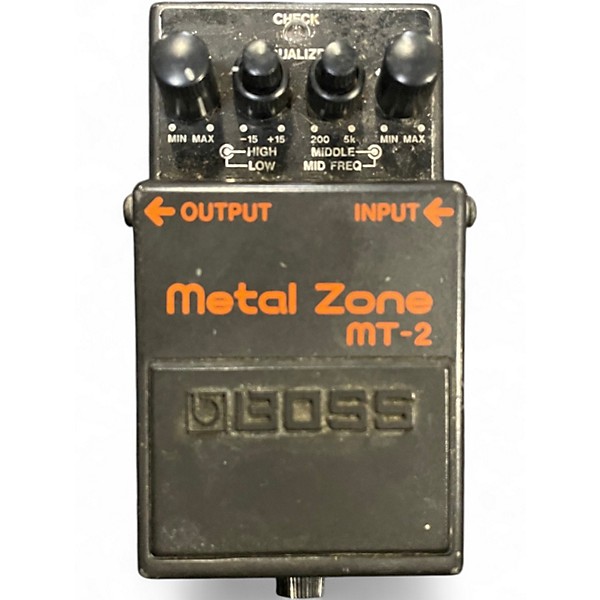 Used BOSS MT2 Metal Zone Distortion Effect Pedal