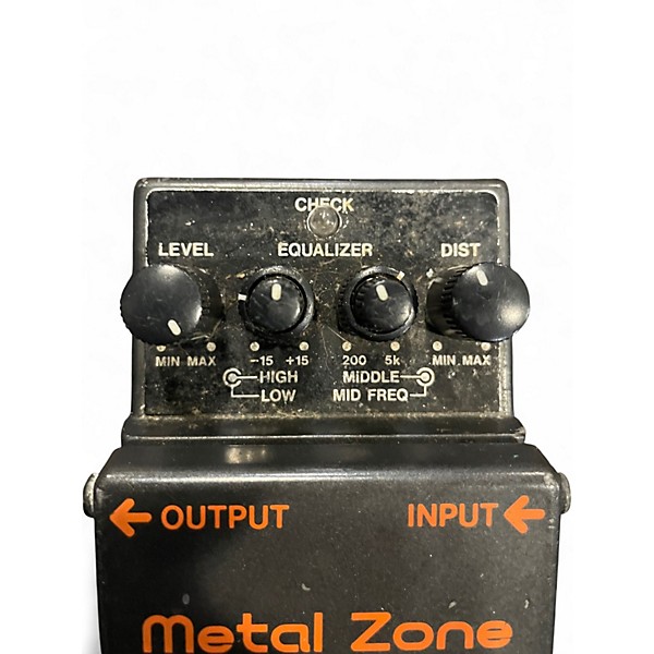Used BOSS MT2 Metal Zone Distortion Effect Pedal