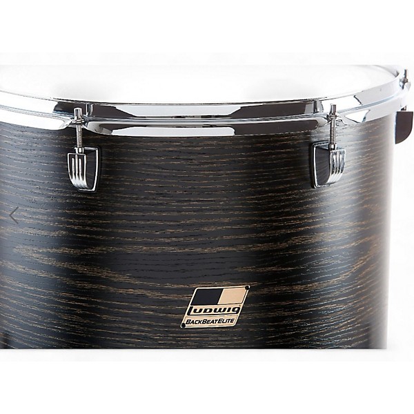 Used Ludwig 5 Piece Backbeat Elite Midnight Grain Drum Kit