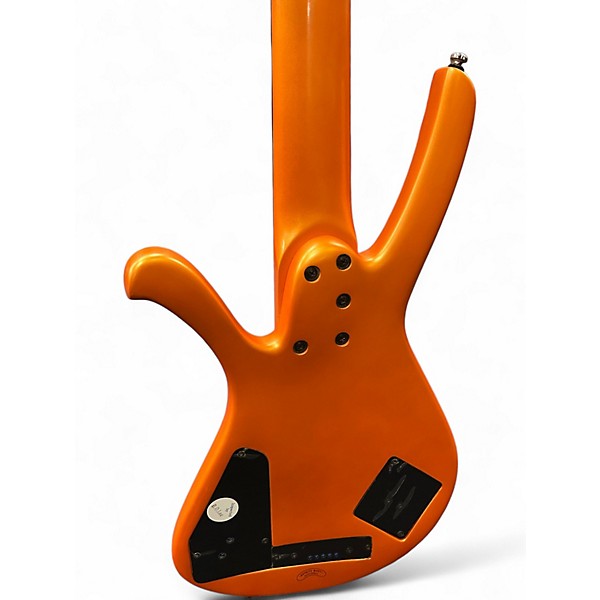 Used Ibanez EOD 905 ERGODYNE Metallic Orange Electric Bass Guitar