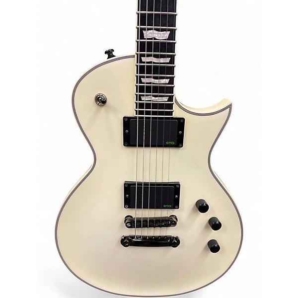 Used 2011 ESP Eclipse Standard Series Snow White Solid Body Electric Guitar