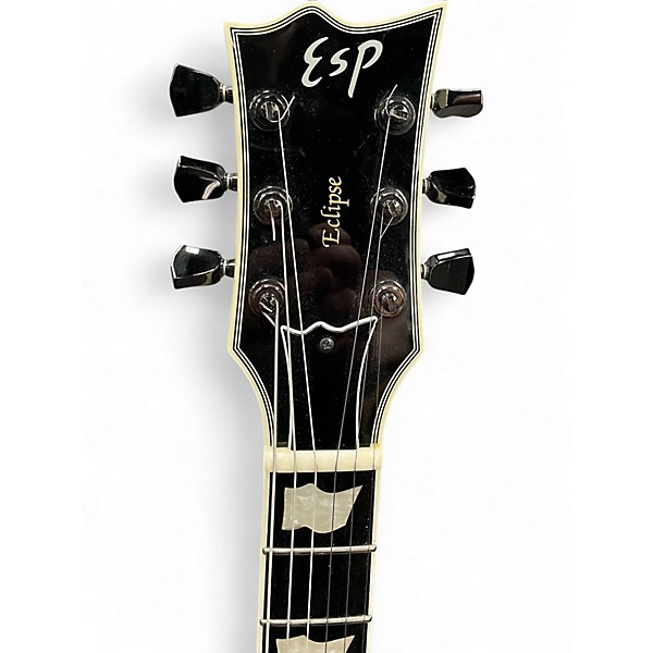 Used 2011 ESP Eclipse Standard Series Snow White Solid Body Electric Guitar