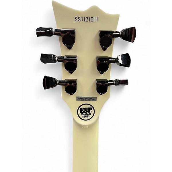 Used 2011 ESP Eclipse Standard Series Snow White Solid Body Electric Guitar