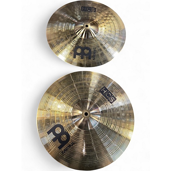 Used MEINL 14in HCS Hi Hat Pair Cymbal