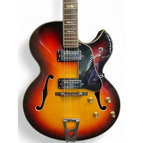 Used Univox PRO ES-175 BURST Hollow Body Electric Guitar