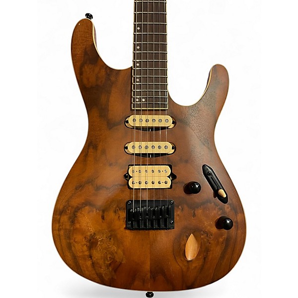 Used Ibanez SEW761CW BROWN Solid Body Electric Guitar