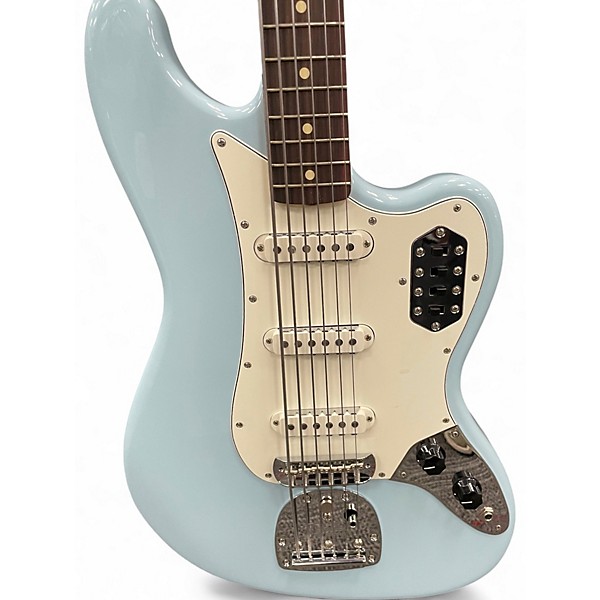 Used 2025 Fender Bass VI Daphne Blue Electric Bass Guitar