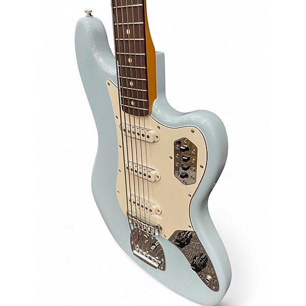 Used 2025 Fender Bass VI Daphne Blue Electric Bass Guitar
