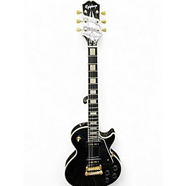 Used Epiphone Les Paul Custom Black Solid Body Electric Guitar