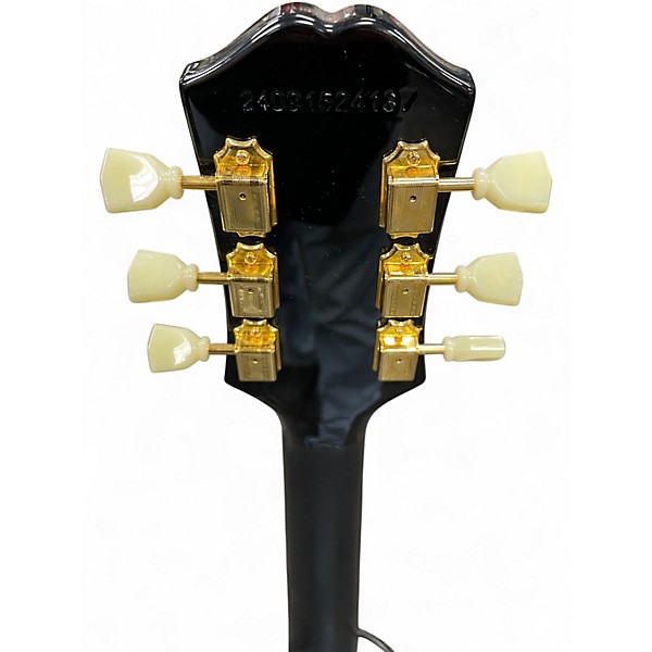 Used Epiphone Les Paul Custom Black Solid Body Electric Guitar