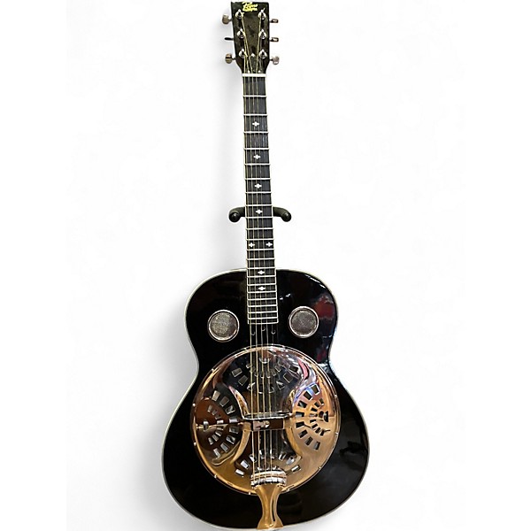 Used Rogue CLASSIC SPIDER RESONATOR BLACK Acoustic Guitar