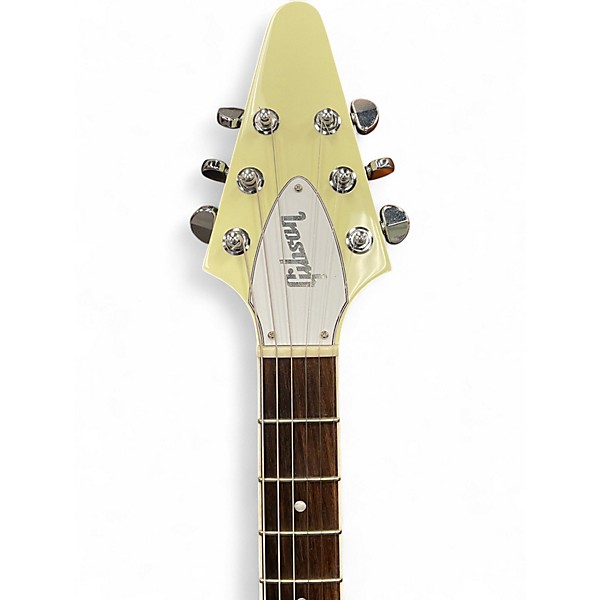 Used Gibson Flying V White Solid Body Electric Guitar