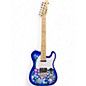 Used Cnz Audio TELECASTER BLUE FLOWERS Solid Body Electric Guitar thumbnail