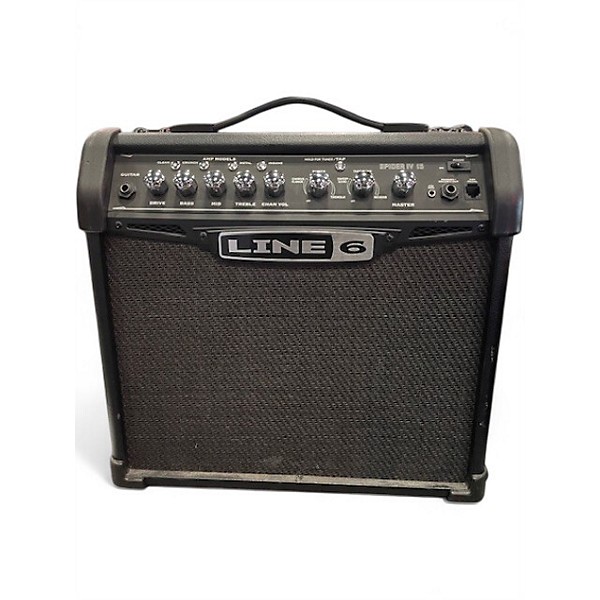 Used Line 6 Spider IV 15W 1X8 Guitar Combo Amp