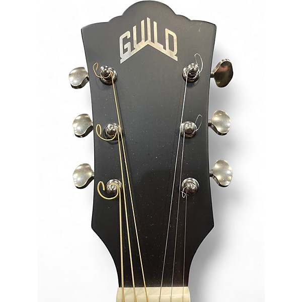 Used Guild OM-240CE 2 Tone Sunburst Acoustic Electric Guitar