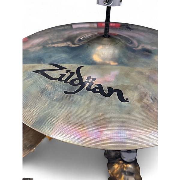 Used Zildjian 14in A Custom Hi Hat Pair Cymbal