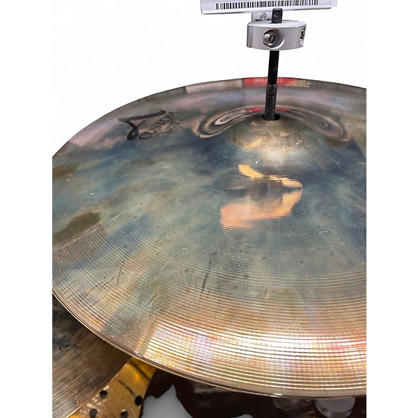 Used Zildjian 14in A Custom Hi Hat Pair Cymbal