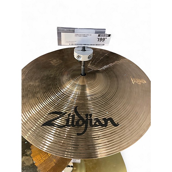 Used Zildjian 13in I HI HAT PAIR Cymbal