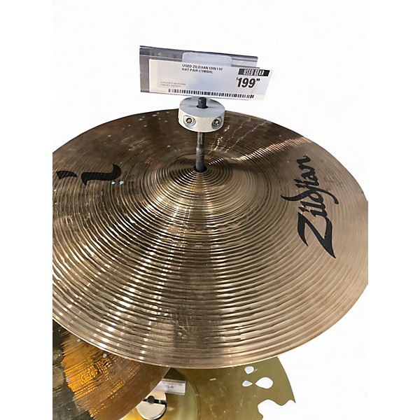 Used Zildjian 13in I HI HAT PAIR Cymbal
