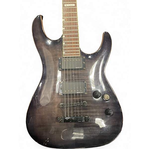 Used ESP LTD H300 Trans Black Solid Body Electric Guitar