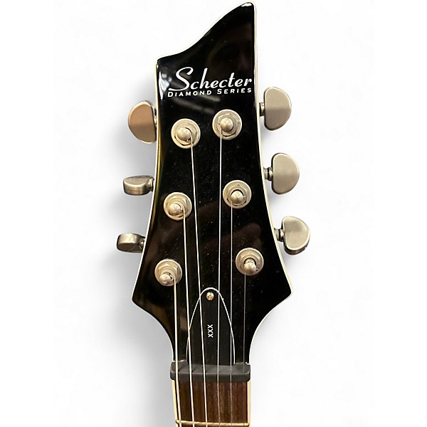 Used Schecter Guitar Research xxx Black Solid Body Electric Guitar