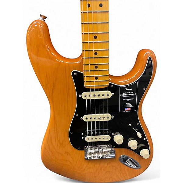 Used Fender American Professional II Stratocaster HSS ROASTED PINE Solid Body Electric Guitar