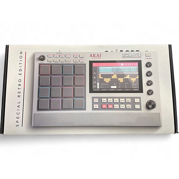 Used Akai Professional MPC Live II Special Retro Edition Production Controller