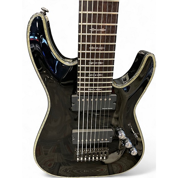 Used Schecter Guitar Research Hellraiser Special C8 Black Solid Body Electric Guitar