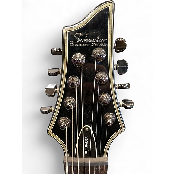 Used Schecter Guitar Research Hellraiser Special C8 Black Solid Body Electric Guitar