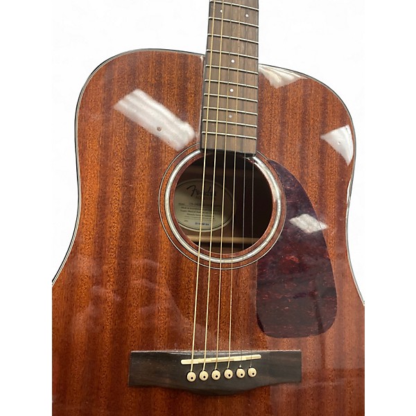 Used Fender CD140S Dreadnought Mahogany Acoustic Guitar