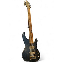 Used Brice HXB406 Black Electric Bass Guitar