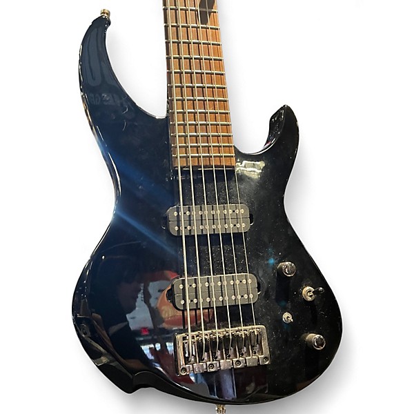 Used Brice HXB406 Black Electric Bass Guitar