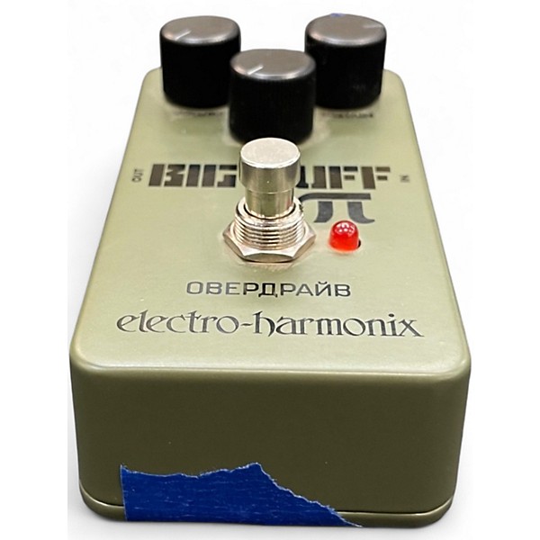 Used Electro-Harmonix Green Russian Big Muff Pi Fuzz Effect Pedal