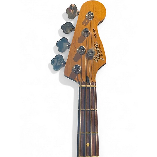 Used Fender PLAYER PLUS JAZZ AMBER BURST Electric Bass Guitar