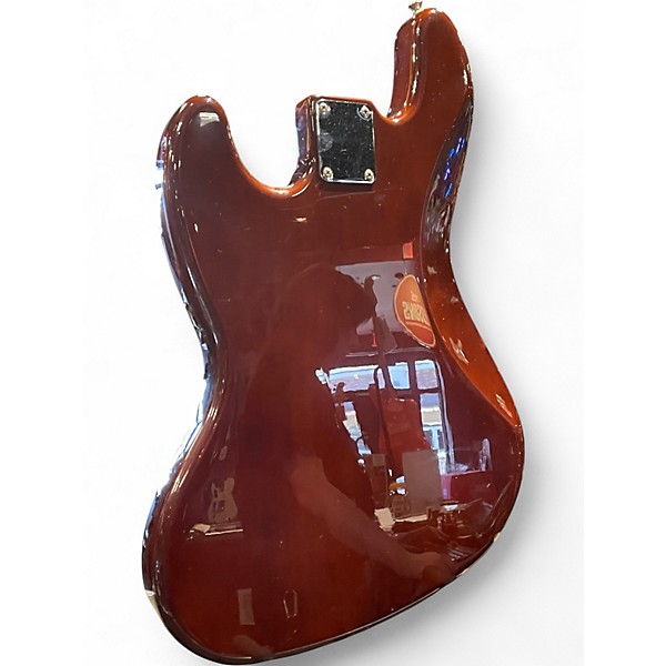 Used Fender PLAYER PLUS JAZZ AMBER BURST Electric Bass Guitar