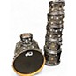 Used DW 7 Piece Collector's Series black oyster glass Drum Kit thumbnail