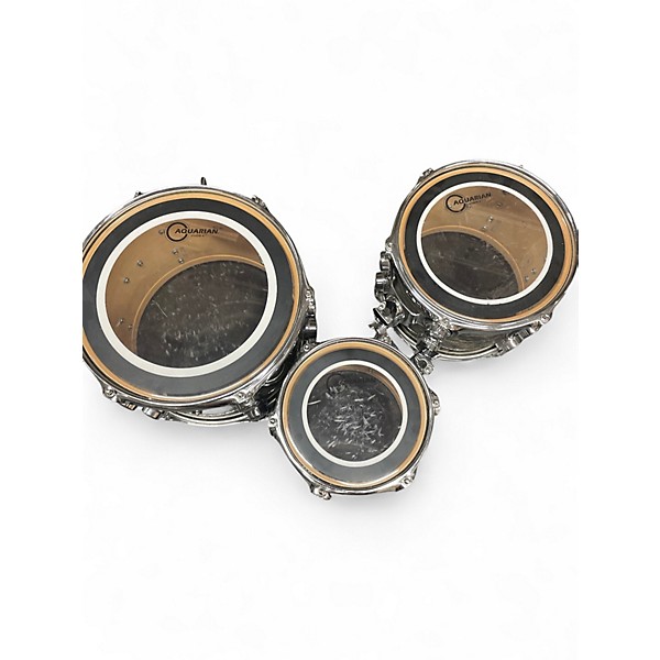 Used DW 7 Piece Collector's Series black oyster glass Drum Kit