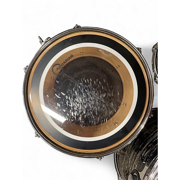 Used DW 7 Piece Collector's Series black oyster glass Drum Kit
