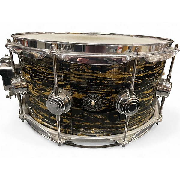 Used DW 6.5X14 Collector's Series Snare black oyster glass Drum