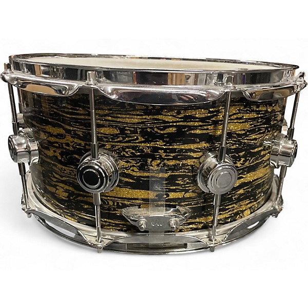 Used DW 6.5X14 Collector's Series Snare black oyster glass Drum