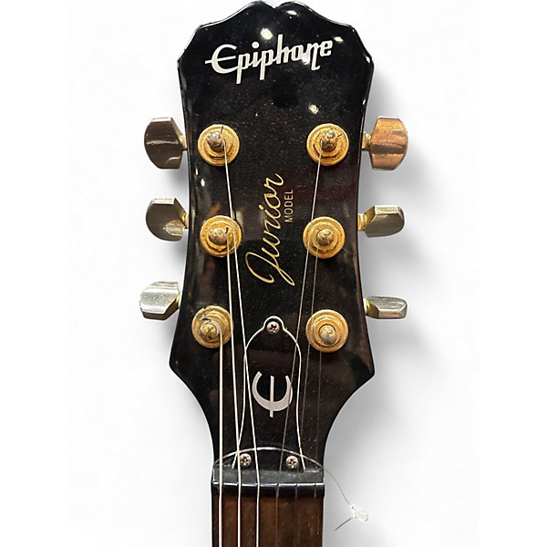Used Epiphone Les Paul Junior Black Solid Body Electric Guitar