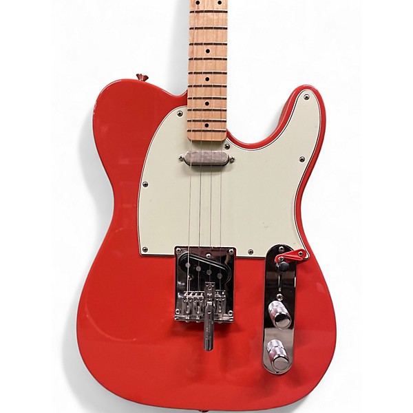 Used Fender Tenor Tele Fiesta Red Electric Guitar