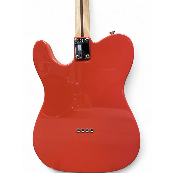 Used Fender Tenor Tele Fiesta Red Electric Guitar