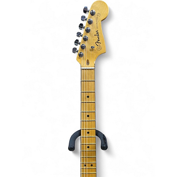 Used Fender American Ultra Jazzmaster Cobra Blue Solid Body Electric Guitar