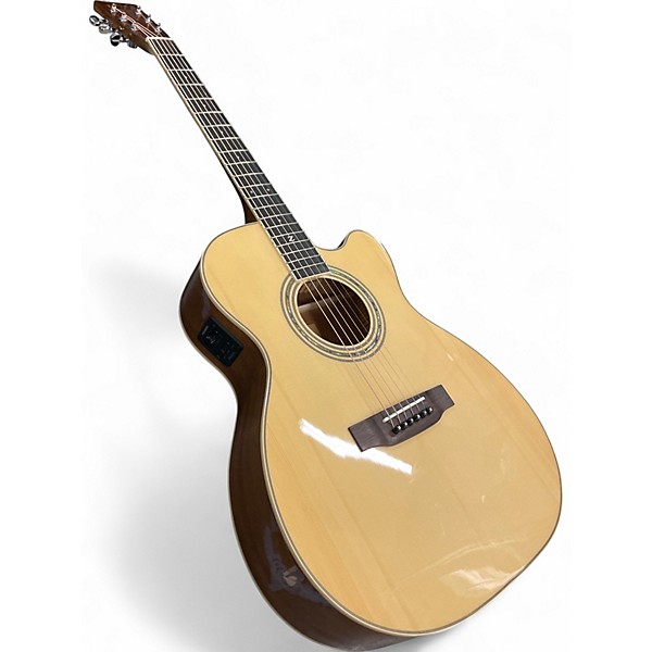 Used Zager ZAD 500MCE /N Natural Acoustic Electric Guitar