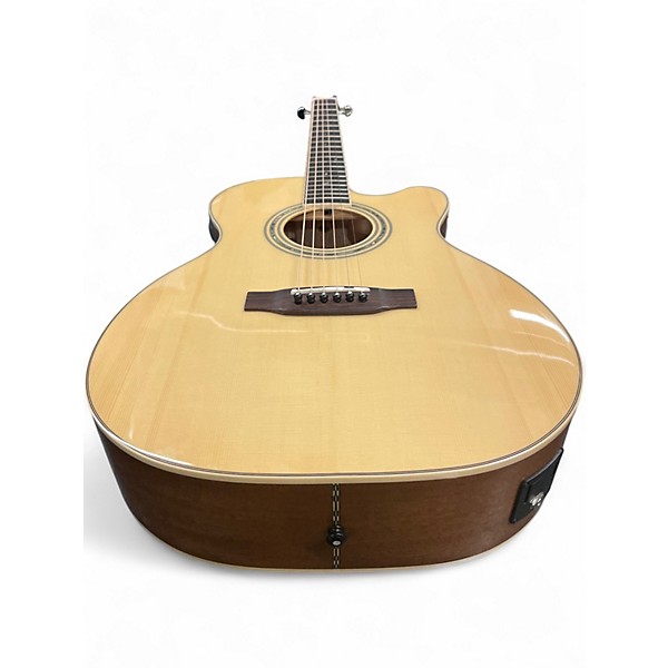 Used Zager ZAD 500MCE /N Natural Acoustic Electric Guitar