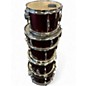 Used SPL 5 Piece JUNIOR KICKER Maroon Drum Kit